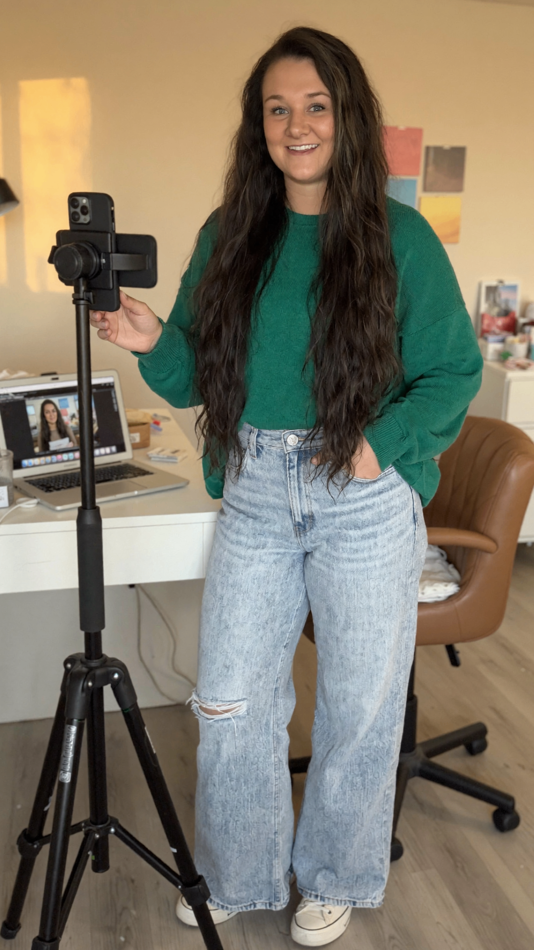 Setting up content from home
